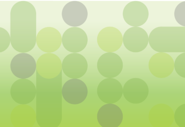 Decorative image with a green and gray circle pattern with green gradient overlay.